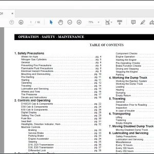 Linkbelt D16 Articuled Truck Operator's Manual 1000 - PDF DOWNLOAD