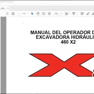 Linkbelt EXCAVADORA HIDRÁULICA 460 X2 MANUAL DEL OPERADOR - PDF DOWNLOAD (Spanish)