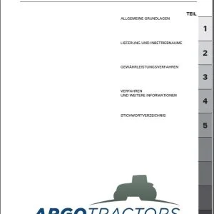 McCormick Tractor EME Gewährleistungshandbuch - PDF DOWNLOAD