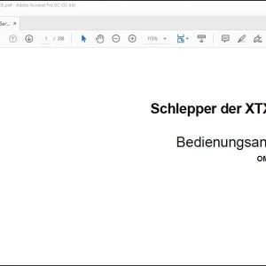 McCormick Tractor Schlepper der XTX Serie Bedienungsanleitung 9-6052 - PDF DOWNLOAD