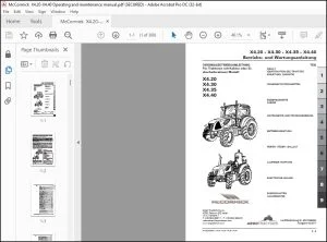 McCormick Tractors X4.20 X4.30 X4.35 X4.40 Betriebs- und Wartungsanleitung - PDF DOWNLOAD