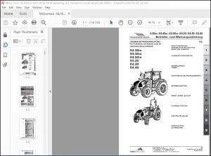 McCormick Tractors X4.30m X4.40m X4.50m X4.20 X4.30 X4.40 Betriebs- und Wartungsanleitung - PDF DOWNLOAD