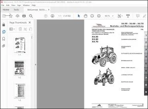 McCormick Tractors X4.55 X4.60 X4.70 Betriebs- und Wartungsanleitung - PDF DOWNLOAD