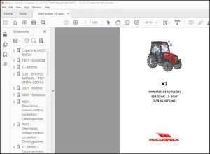 McCormick X2 Manuale Di Servizio 6634752A1 - PDF DOWNLOAD