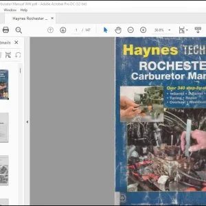 Rochester Carburator Manual - PDF DOWNLOAD