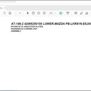 Tadano Crane AT-146-2 42095260600 LOWER,TOYOTA LD-BZU300-TKMQC3 Spare Parts Manual- PDF DOWNLOAD