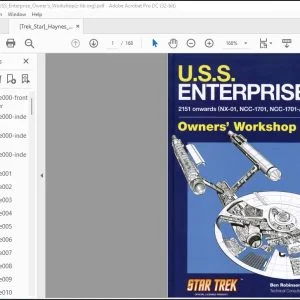 USS Enterprise NX-01 NCC-1701 NCC-1701-A to NCC-1701-E Owners Workshop Manual - PDF DOWNLOAD