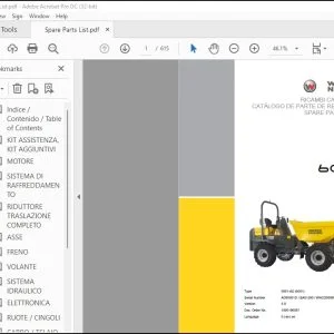 Wacker Neuson 6001 Dumper Spare Parts List Manual AD60001D - EA01290 - WNCD0606PPAL00160 - PDF DOWNLOAD