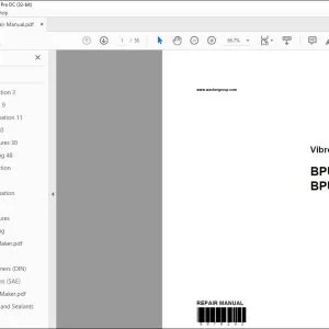 Wacker Neuson BPU 2440 BPU 2950 Vibroplate Repair Manual - PDF DOWNLOAD