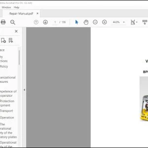 Wacker Neuson BPU 25.., 30.., 37.. Vibratory plate Repair Manual - PDF DOWNLOAD