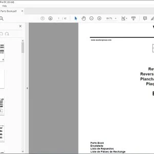 Wacker Neuson BPU 2950A Reversible Plates Parts Book Manual - PDF DOWNLOAD