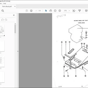 Wacker Neuson BPU 3345A Reversible Plates Parts Book Manual - PDF DOWNLOAD