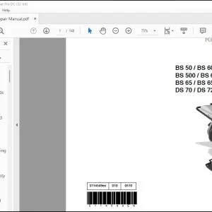 Wacker Neuson BS50 BS60 BS70 BS500 BS600 BS700 BS65 BS650 DS70 DS720 Rammer Repair Manual - PDF DOWNLOAD