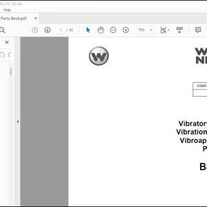 Wacker Neuson BS60-4As Vibratory Rammers Parts Book Manual - PDF DOWNLOAD