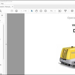 Wacker Neuson DPU 130 Vibratory plate Operator’s Manual - PDF DOWNLOAD