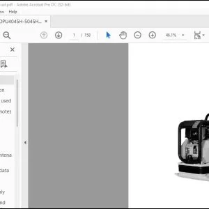 Wacker Neuson DPU 4045H Repair Manual - PDF DOWNLOAD