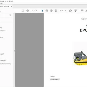 Wacker Neuson DPU 4045Ye Vibrating plate Operator's Manual - PDF DOWNLOAD