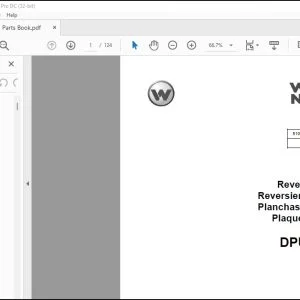 Wacker Neuson DPU 4545He Reversible Plates Parts Book Manual - PDF DOWNLOAD