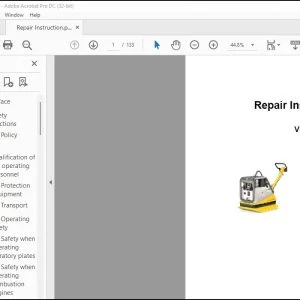Wacker Neuson DPU6555 Vibratory platte Repair Instructions Manual - PDF DOWNLOAD