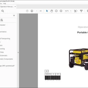 Wacker Neuson MG3 Portable Generator Operator’s Manual - PDF DOWNLOAD