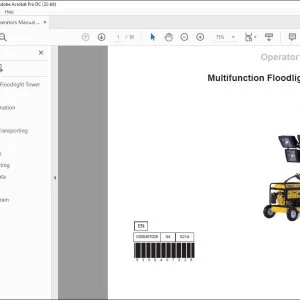 Wacker Neuson ML425 ML440 Multifunction Floodlight Tower Operator’s Manual - PDF DOWNLOAD