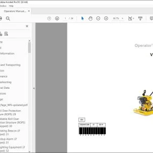 Wacker Neuson MP70 Vibroplate Operator’s Manual - PDF DOWNLOAD