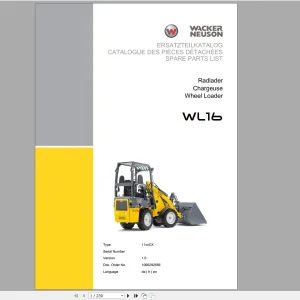Wacker Neuson 15.3 GB PDF Part Manual, Operator Manual, Repair Manual & Wiring Diagram DVD - Complete Set - PDF DOWNLOAD