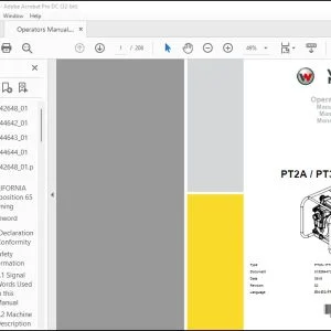 Wacker Neuson PT2A PT3A PT4A Pump Operator's Manual - PDF DOWNLOAD