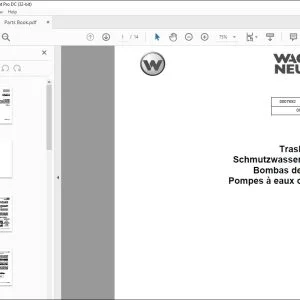 Wacker Neuson PTK 4 Trash Pumps Parts Book Manual - PDF DOWNLOAD