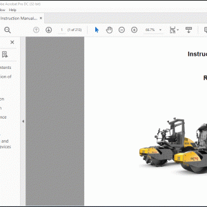 Wacker Neuson RC 50 RC 70 Compactor Instruction Manual - PDF DOWNLOAD