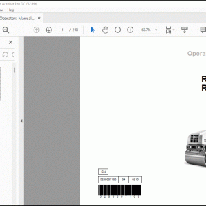 Wacker Neuson RD 27-100 RD 27-120 Roller Operator's Manual - PDF DOWNLOAD