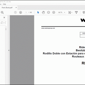 Wacker Neuson RD 27-100 Ride-On Rollers Roller Parts Book Manual - PDF DOWNLOAD