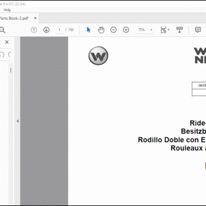 Wacker Neuson RD16-90 Ride-On Rollers Parts Book Manual - PDF DOWNLOAD