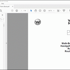 Wacker Neuson RS 800A Walk-Behind Rollers Parts Book Manual - PDF DOWNLOAD