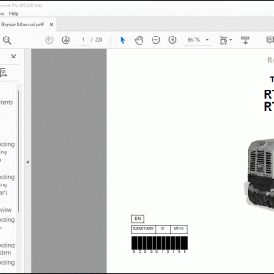 Wacker Neuson RT 56 SC-2 RT 82 SC-2 RTx Trench Roller Repair Manual - PDF DOWNLOAD