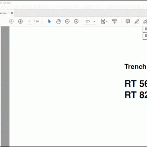 Wacker Neuson RT 56-SC RT 82-SC Trench Roller Operator's Manual - PDF DOWNLOAD
