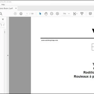 Wacker Neuson RT 820HT Trench Rollers Parts Book Manual - PDF DOWNLOAD