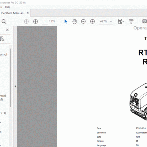 Wacker Neuson RT82-SC3 RTx-SC3 Trench Roller Operator’s Manual - PDF DOWNLOAD