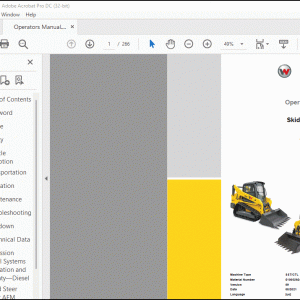 Wacker Neuson ST SW Skid steer loader Operator’s Manual - PDF DOWNLOAD
