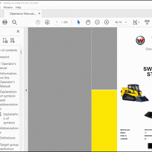 Wacker Neuson SW24/SW28 ST35/ST45 Compact loaders Operator's Manual - PDF DOWNLOAD