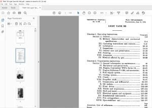War Department Light Tank M3 Technical Manual 9-726 - PDF DOWNLOAD
