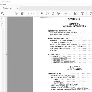 Yamaha FZR400 Service Manual - PDF DOWNLOAD