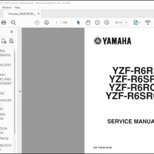 Yamaha YZF-R6R YZF-R6SR YZF-R6RC YZF-R6SRC Service Manual - PDF DOWNLOAD