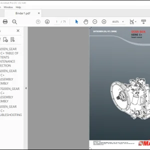 2008 Manitou GEAR BOX SERIE C+ Repair Manual 647020EN - PDF DOWNLOAD