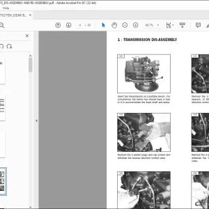 MANITOU 647027EN_GEAR BOX_SERIE PG 115_DIS-ASSEMBLY AND RE-ASSEMBLY - PDF DOWNLOAD