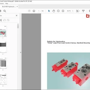 BUCHER Hydraulic Cindy Load Control Valves - PDF DOWNLOAD