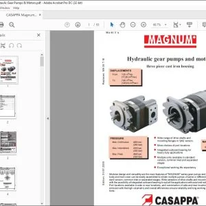 CASAPPA Magnum Hydraulic Gear Pumps & Motors - PDF DOWNLOAD