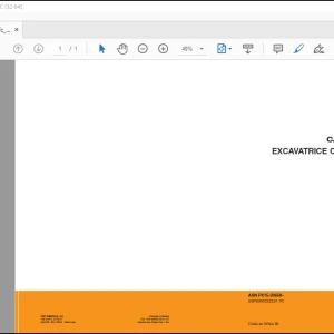 CASE EXCAVATRICE COMPACTE À CHENILLES CX36B PHASE 4 CATALOGUE DES PIÉCES MANUAL(S3PX00037ZE01 FC)  - PDF DOWNLOAD (French)