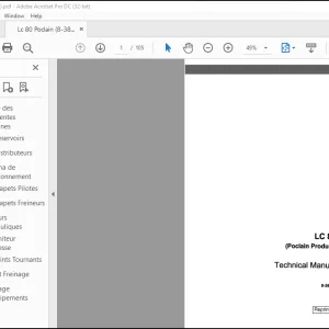 CASE LC80 (Poclain Product) Technical Manual(8-38400) - PDF DOWNLOAD (French)