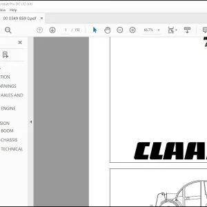 CLAAS TARGO C Series REPAIR MANUAL - PDF DOWNLOAD
